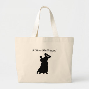 "Ballroom Couple" Personalized Tote Bag