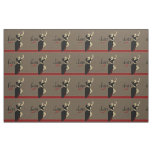 Ballroom Dance Couple Tan Black  9&quot; Fabric