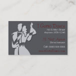 Ballroom Dance Instructor Business Card at Zazzle