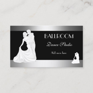 BALLROOM Dance Studio Dancing Lessons 2 Business Card