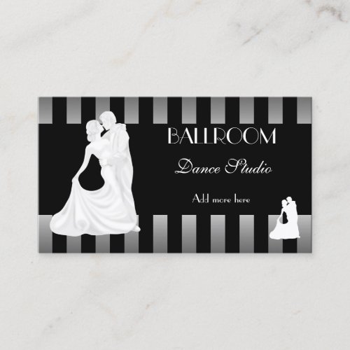 BALLROOM Dance Studio Dancing Lessons 3 Business Card