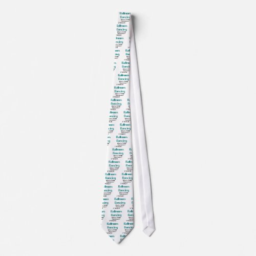 ballroom dance teach neck tie