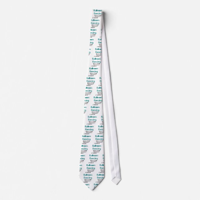 ballroom dance teach neck tie (Front)