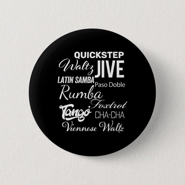 Ballroom Dancer Pun Gift  Button (Front)