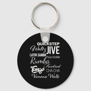 Ballroom Dancer Pun Gift Keychain