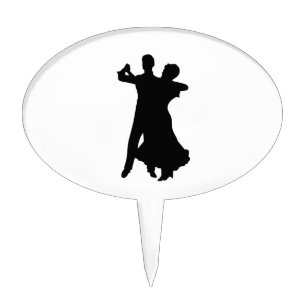 BALLROOM DANCERS CAKE TOPPER