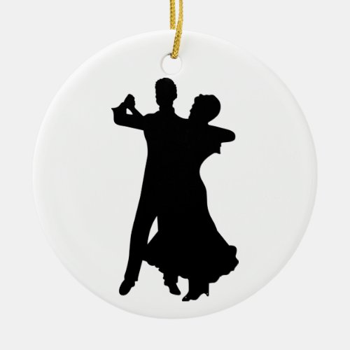 Ballroom Dancers Ceramic Ornament