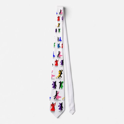 Ballroom Dancers in Color 2 Necktie