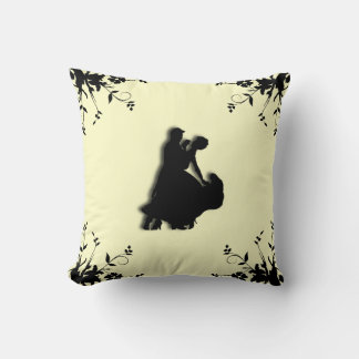 Ballroom Dancers Silhouette Mojo Pillow