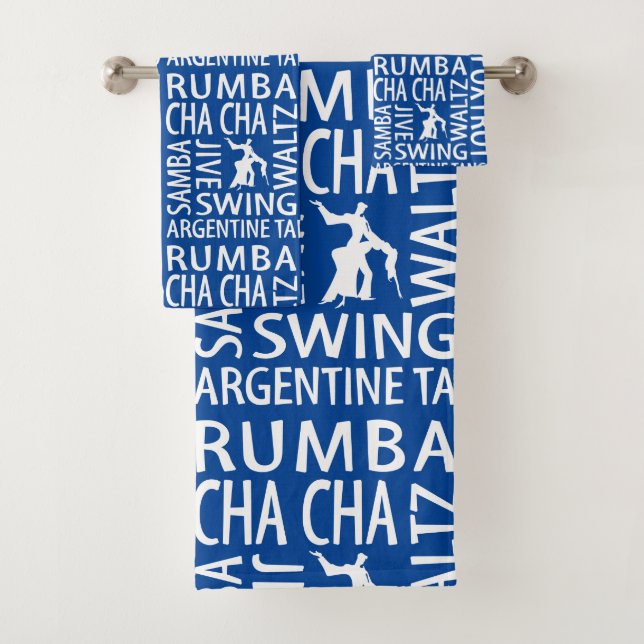Ballroom Dancing Bath Towel (Insitu)