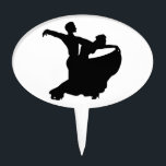 Ballroom Dancing Cake Topper<br><div class="desc">Ballroom Partner Dance</div>