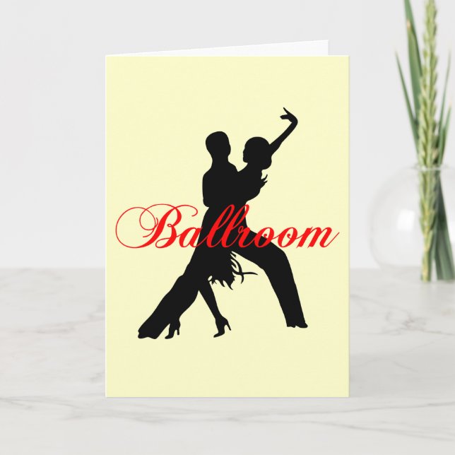 Ballroom dancing card (Front)