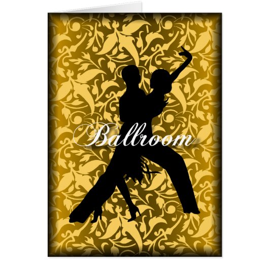 Ballroom Dancing Cards (Front)