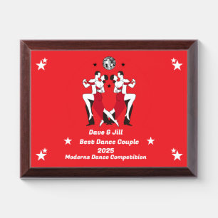 Ballroom Dancing Champions Award Plaque