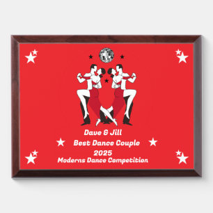 Ballroom Dancing Champions Award Plaque