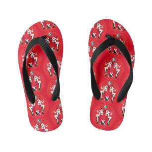 Ballroom Dancing Champions Kid's Flip Flops