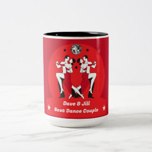 Ballroom Dancing Champions Two-Tone Coffee Mug