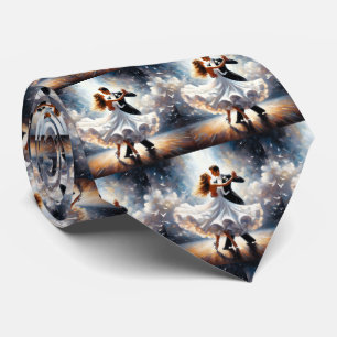 Ballroom Dancing Couples Dance Music Band Neck Tie