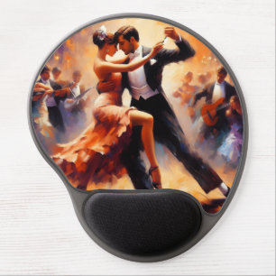 Ballroom Dancing Couples Dance Music  Gel Mouse Pad