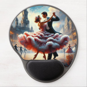 Ballroom Dancing Couples Dance Music Gel Mouse Pad