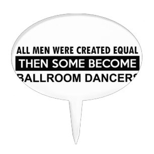 Ballroom dancing designs cake topper