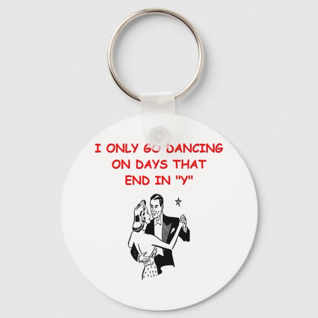 ballroom dancing keychain (Front)