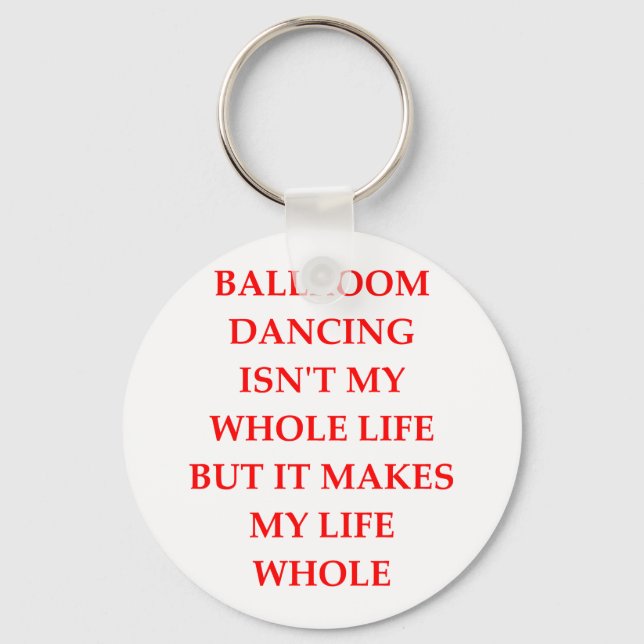 ballroom dancing keychain (Front)