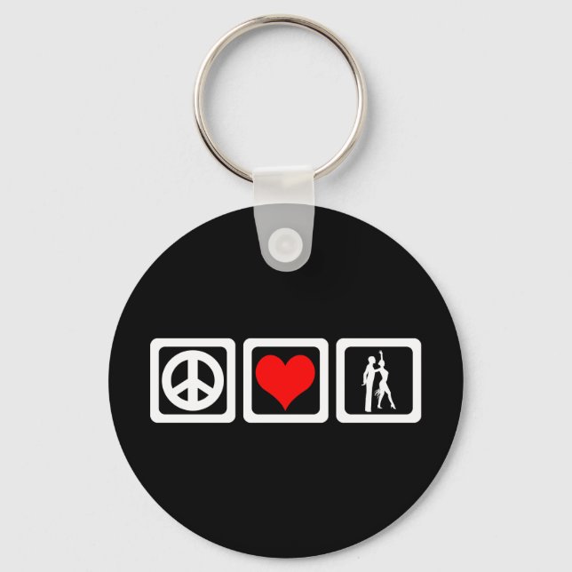 Ballroom dancing keychain (Front)