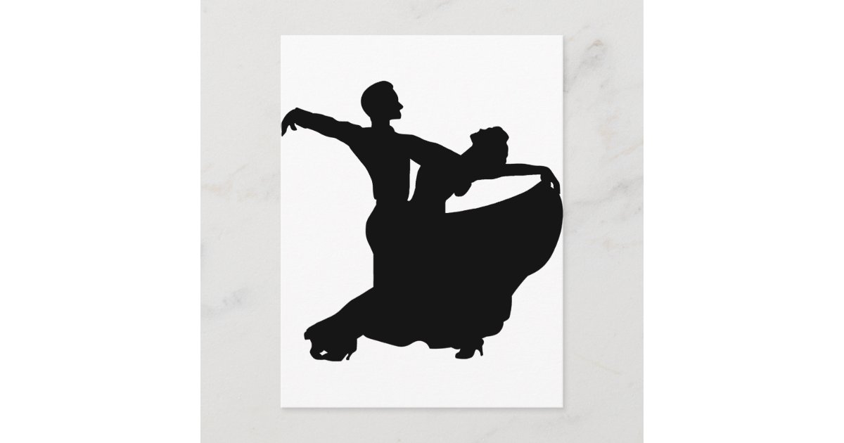 Ballroom Dancing Postcard | Zazzle