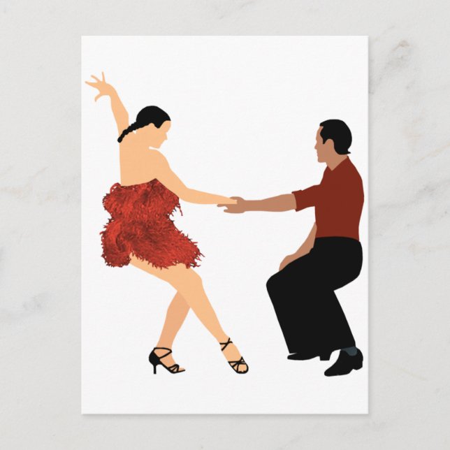 Ballroom Dancing Postcard (Front)