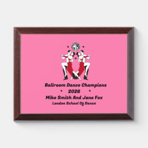 Ballroom Dancing Queen Award Plaque