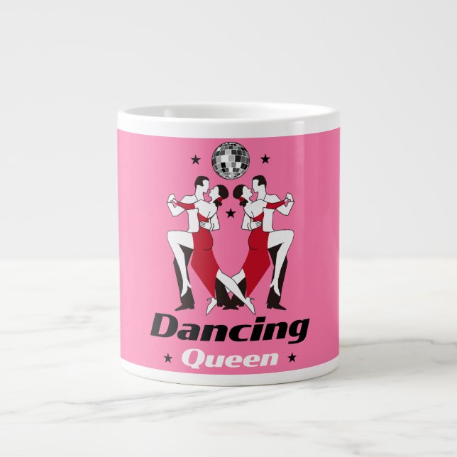 Ballroom Dancing Queen Giant Coffee Mug (Front)