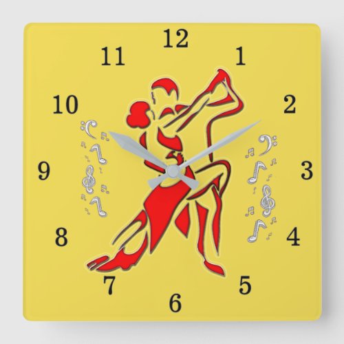 Ballroom Dancing Wall Clock