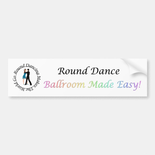 Ballroom Made Easy Bumper Sticker (Front)
