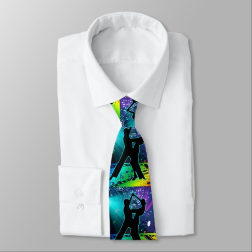 Ballroom Tango Dancers Lights and Music Necktie