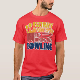 balls bowlers roll bowl retro vintage funny bowlin T-Shirt