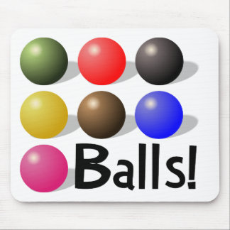 Balls Mousepad for Snooker Players and ALL!