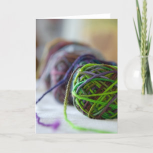 Balls of Yarn Card