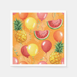Balls, Watermelons, Pineapples, by Natasha Us Napkins