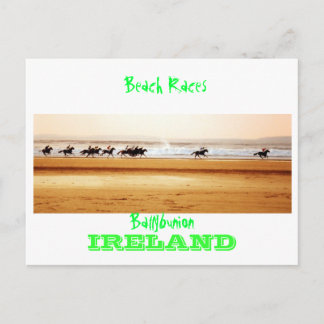 ballybunion beach races postcard