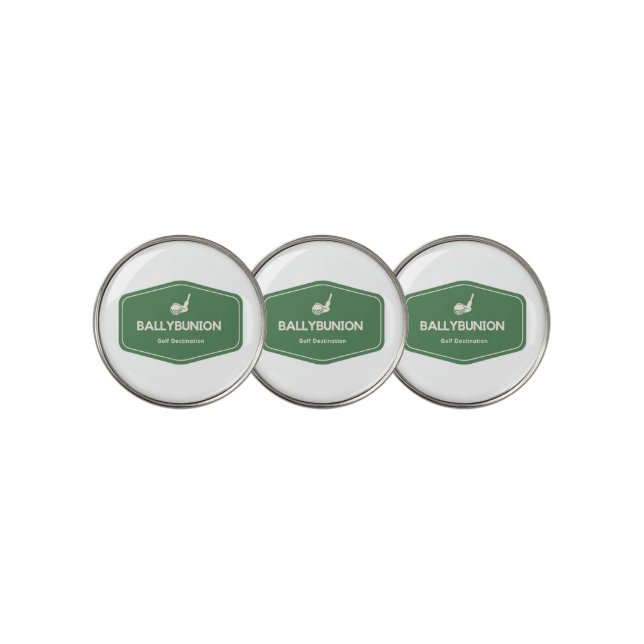 Ballybunion Ireland Golf Destination Ball Marker (3 Up)