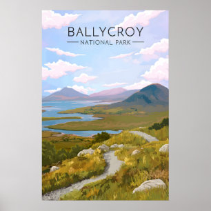 Ballycroy National Park Ireland Travel Poster
