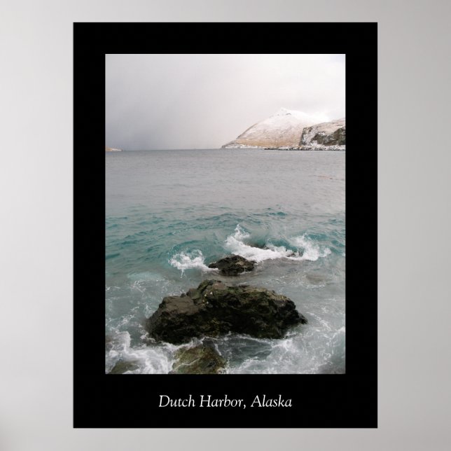 Ballyhoo Whirlpool, Dutch Harbor, Alaska Poster (Front)