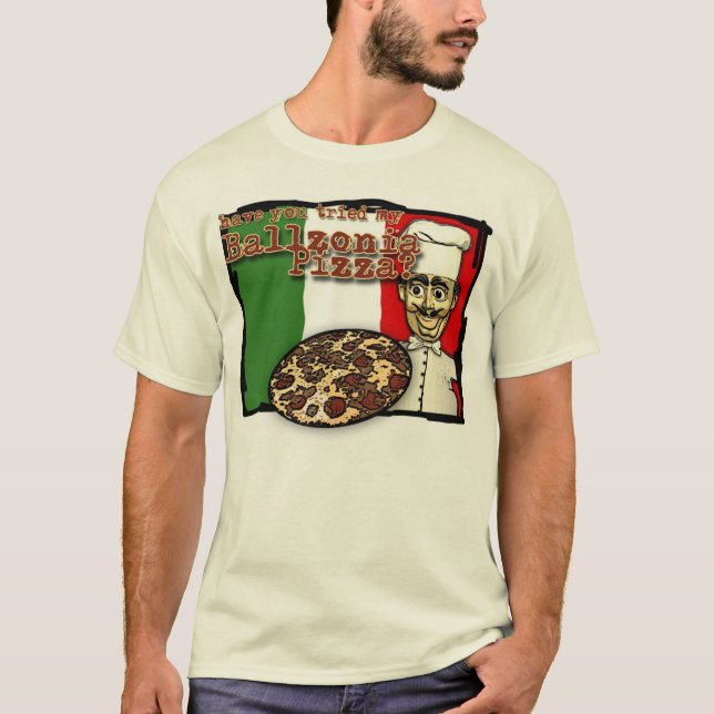 Ballzonia Pizza 2 T-Shirt (Front)