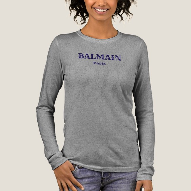 Balmain paris Tri-Blend shirt (Front)