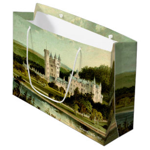 Balmoral Castle 1897 Restored High Resolution Large Gift Bag