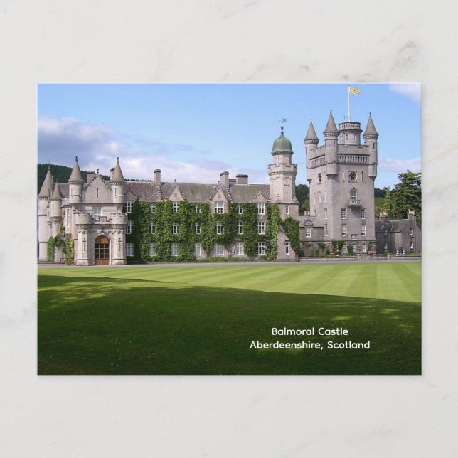Balmoral Castle, Aberdeenshire, Scotland Postcard (Front)