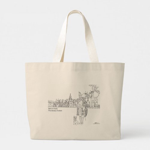 Balmoral Castle Highlander Scottie Dog Tote Bag