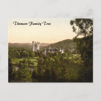 Balmoral Castle, Royal Deeside, Scotland Postcard