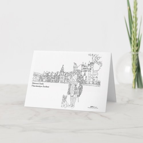 Balmoral Castle Scotland Card